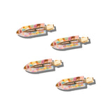 4pc Creaseless Clip Set | Eco-Friendly Acetate