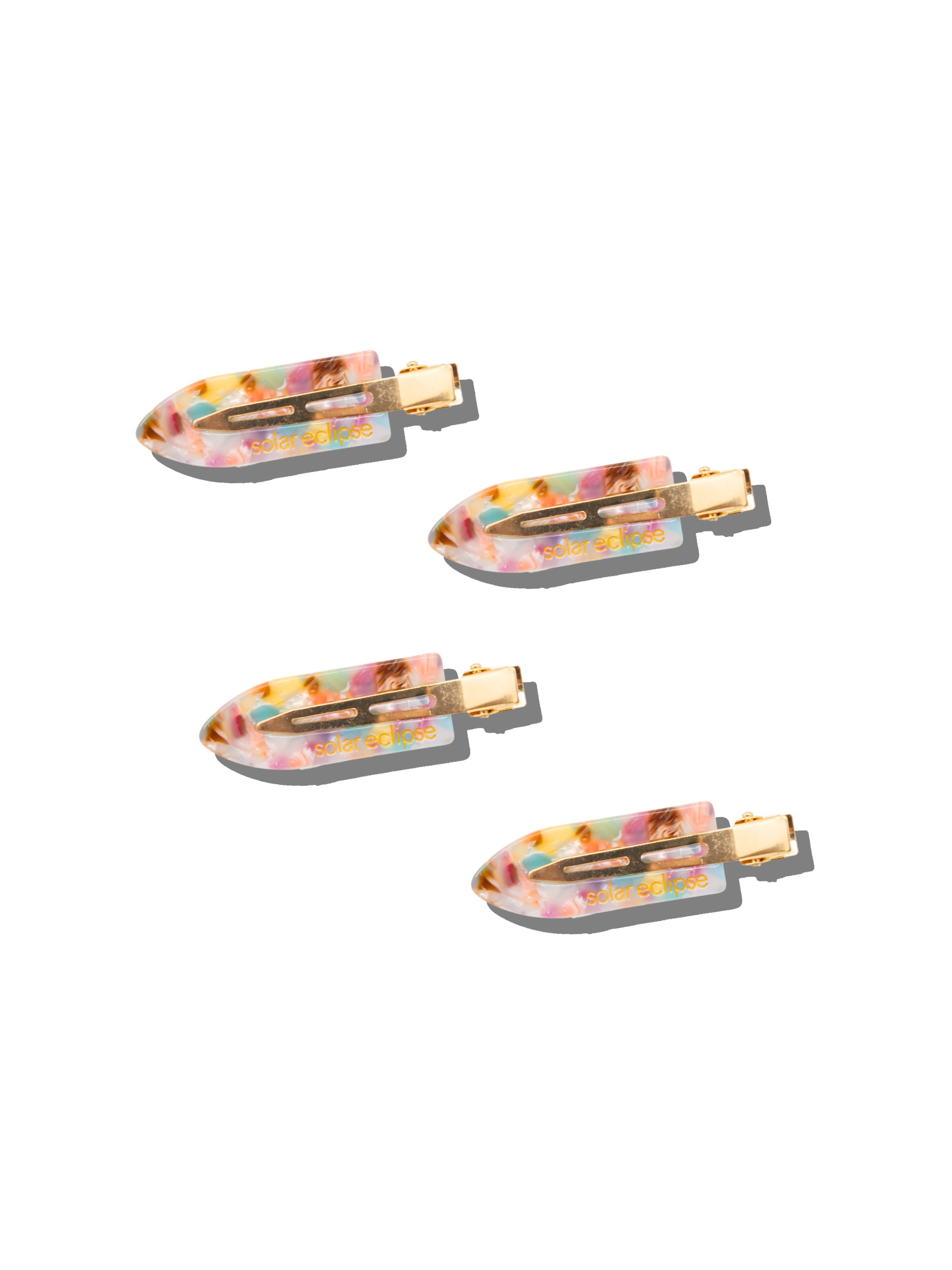 4pc Creaseless Clip Set | Eco-Friendly Acetate