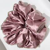 Giant Diamond Satin Scrunchie