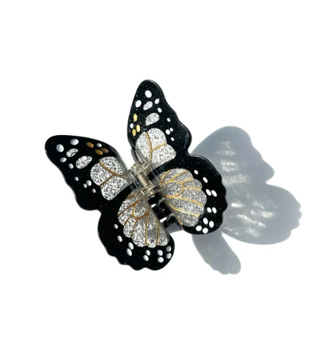 Hand-painted Limited Edition Monarch Butterfly Claw Hair Clip | Eco-Friendly