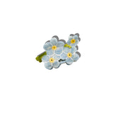 Hand-painted Forget-Me-Not Claw Hair Clip | Eco-Friendly