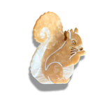 Hand-painted Squirrel Claw Hair Clip | Eco-Friendly