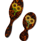Hand-painted Sunflower Stem Brush | Eco-Friendly