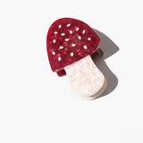 Hand-painted Toadstool Claw Hair Clip | Eco-Friendly