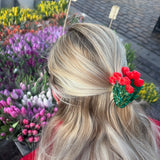 Hand-painted Tulips Flower Claw Hair Clip | Eco-Friendly