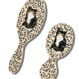 Hand-painted Tuxedo Cat Brush | Eco-Friendly