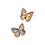 Hand-painted Mini Boho Monarch Claw Hair Clip | Eco-Friendly