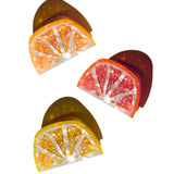 Hand-painted Citrus Slice Claw Hair Clip | Eco-Friendly