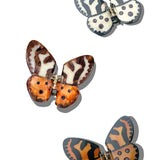 Hand-Painted Tiger Moth Claw Hair Clip | Eco-Friendly