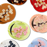 Hand-painted Sakura Blossom Compact Mirror | Eco-Friendly