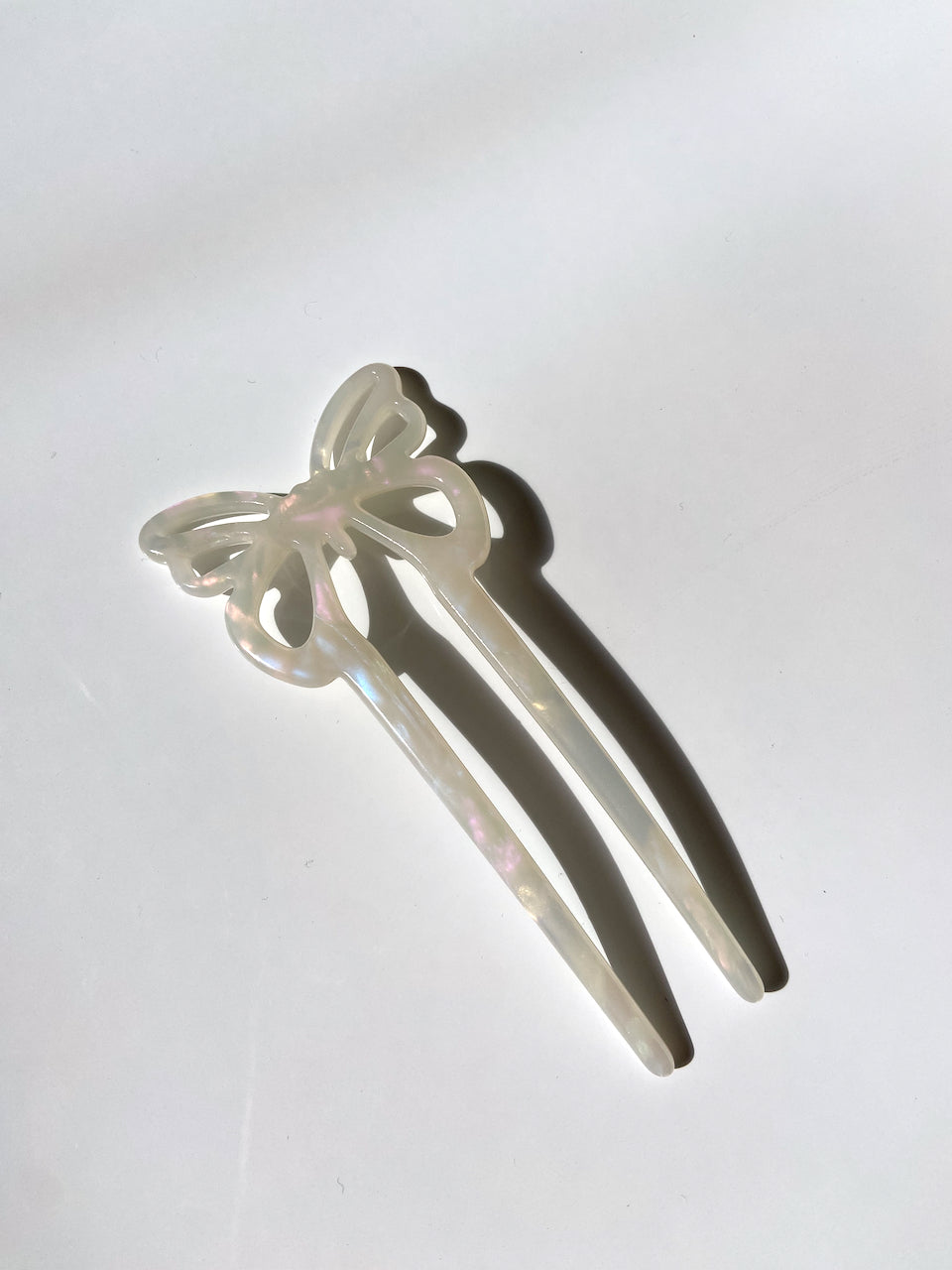 Butterfly French Hair Pin | Eco-Friendly Acetate