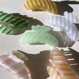 Big Rainbow Stripe Claw Clip | Eco-Friendly