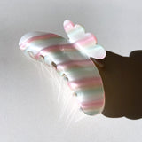 Big Rainbow Stripe Claw Clip | Eco-Friendly