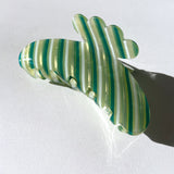 Big Rainbow Stripe Claw Clip | Eco-Friendly