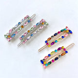 2pc Rainbow Gems Petite Barrette Set