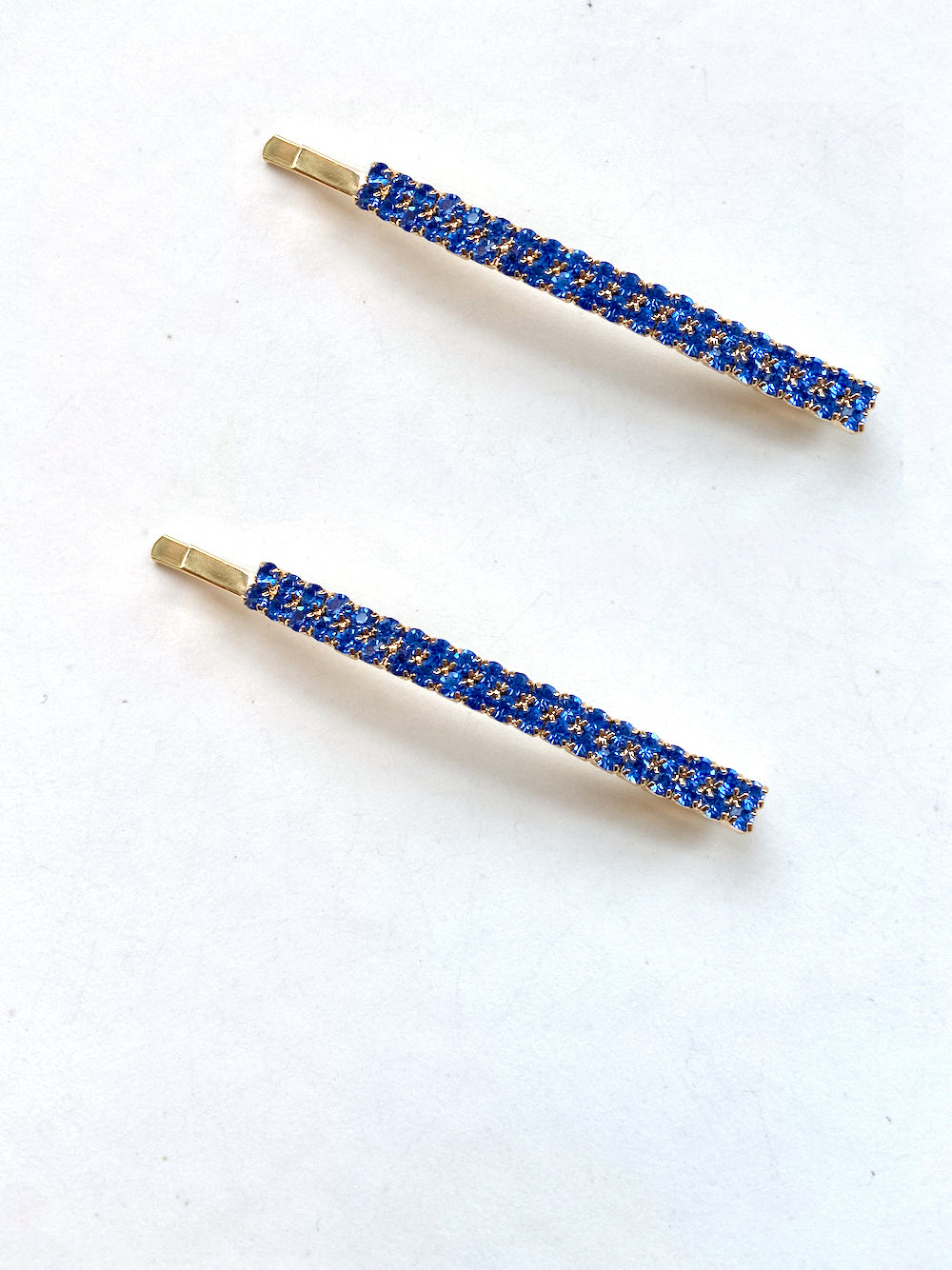 2pc Crystal Rhinestone Bobby Pin Set | Holiday