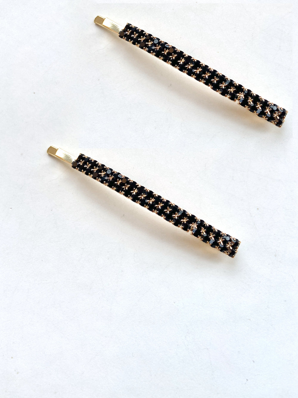 2pc Crystal Rhinestone Bobby Pin Set | Holiday