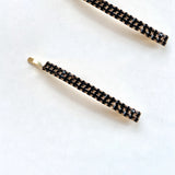 2pc Crystal Rhinestone Bobby Pin Set | Holiday