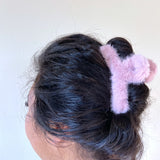 Fluffy Vegan Fur Claw Hair Clip