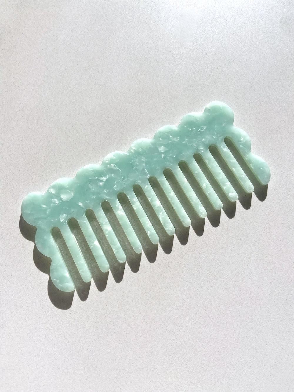 Wavy Acetate Hair Comb | Eco-Friendly