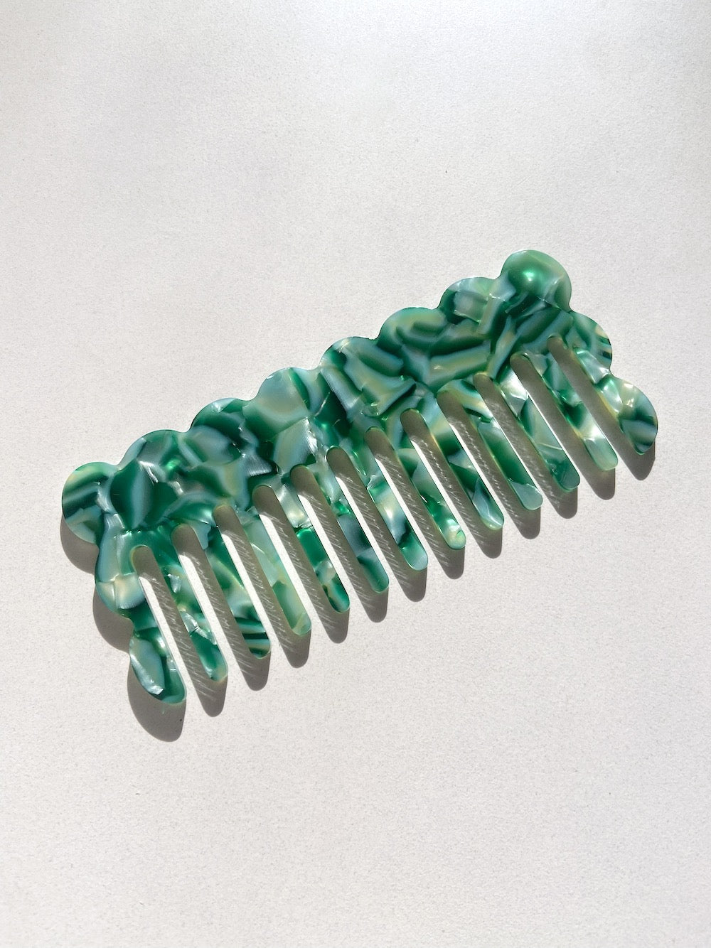 Wavy Acetate Hair Comb | Eco-Friendly