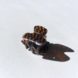 Checkered Mini Hair Claw Clip | Eco Friendly