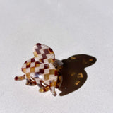 Checkered Mini Hair Claw Clip | Eco Friendly