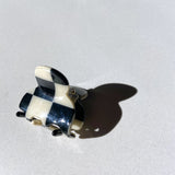 Checkered Mini Hair Claw Clip | Eco Friendly