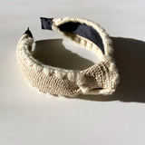 Crochet Straw Knotted Headband | Western