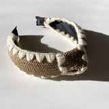 Crochet Straw Knotted Headband | Western