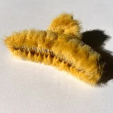 Fluffy Vegan Fur Claw Hair Clip