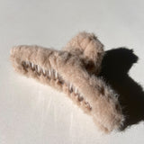 Fluffy Vegan Fur Claw Hair Clip