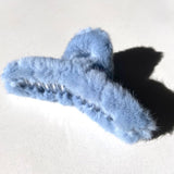 Fluffy Vegan Fur Claw Hair Clip