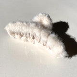 Fluffy Vegan Fur Claw Hair Clip