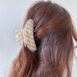 Big Rainbow Stripe Claw Clip | Eco-Friendly