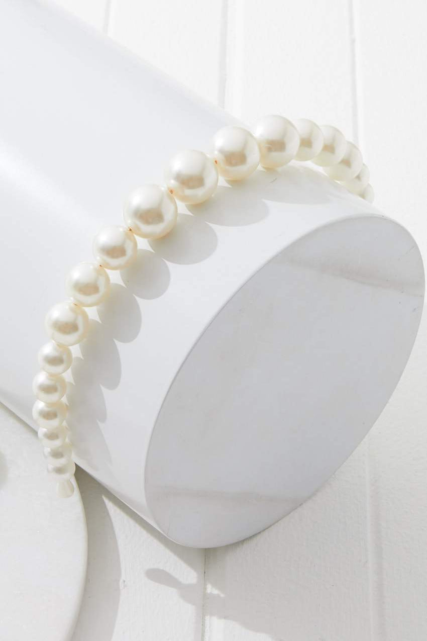 solar eclipse Headbands pearl barossa valley headband | vegan pearl